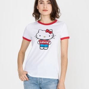 Levi's Hello Kitty white shirt
